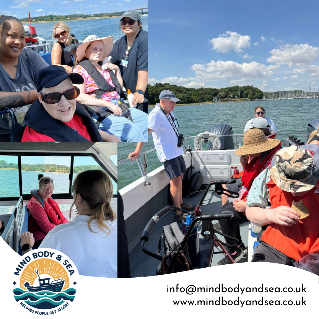 Ashcott House residents on a river cruise